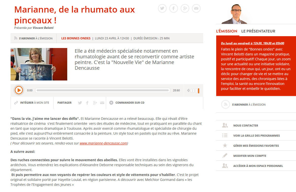 Interview - Les bonnes ondes